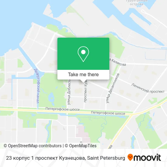 23 корпус 1 проспект Кузнецова map