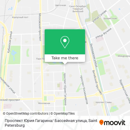 Проспект Юрия Гагарина/ Бассейная улица map