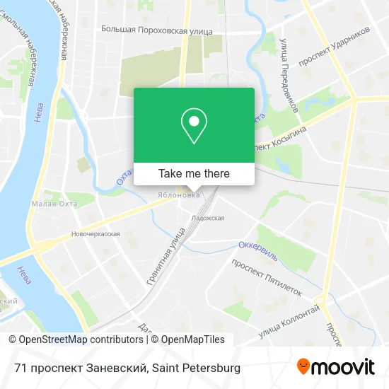 71 проспект Заневский map