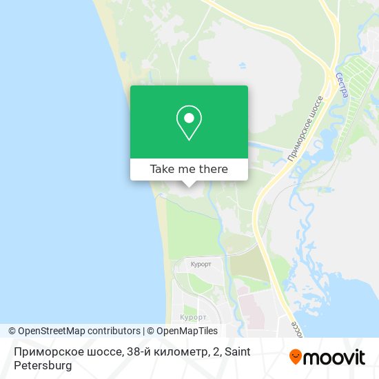 Приморское шоссе, 38-й километр, 2 map