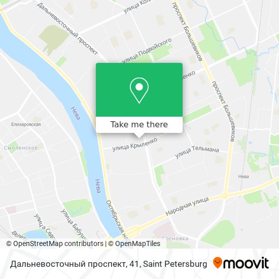 Дальневосточный проспект, 41 map