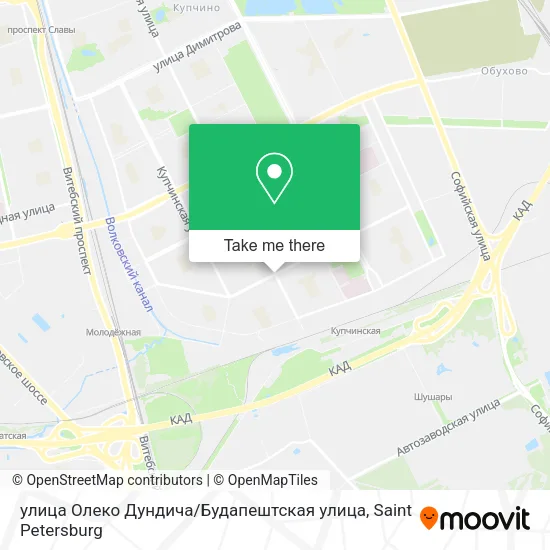 улица Олеко Дундича / Будапештская улица map