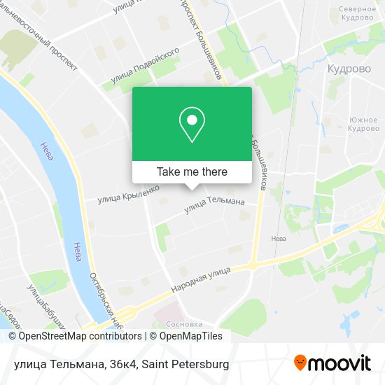 улица Тельмана, 36к4 map