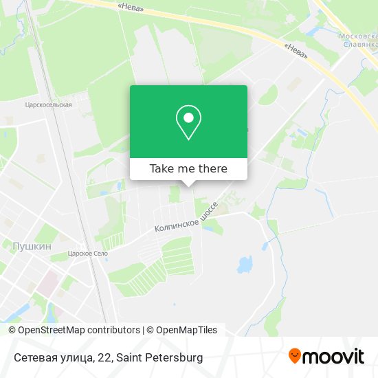 Сетевая улица, 22 map