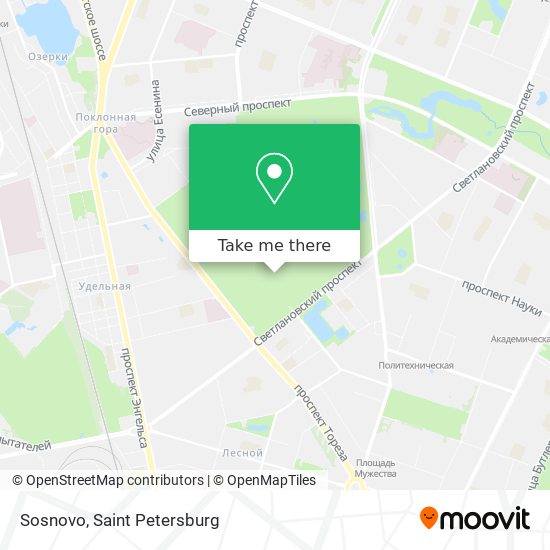 Sosnovo map