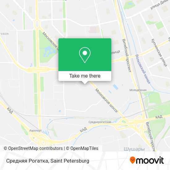 Средняя Рогатка map