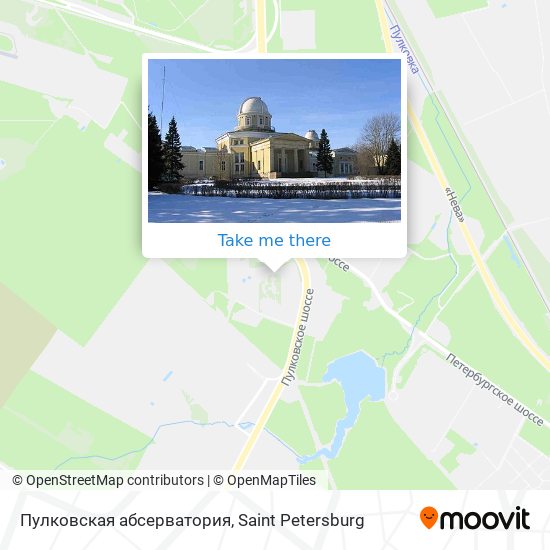 Пулковская абсерватория map