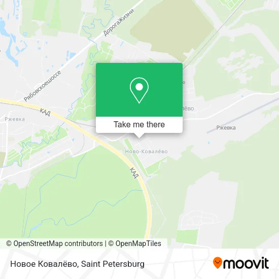 Новое Ковалёво map