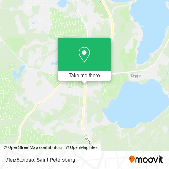 Лемболово map