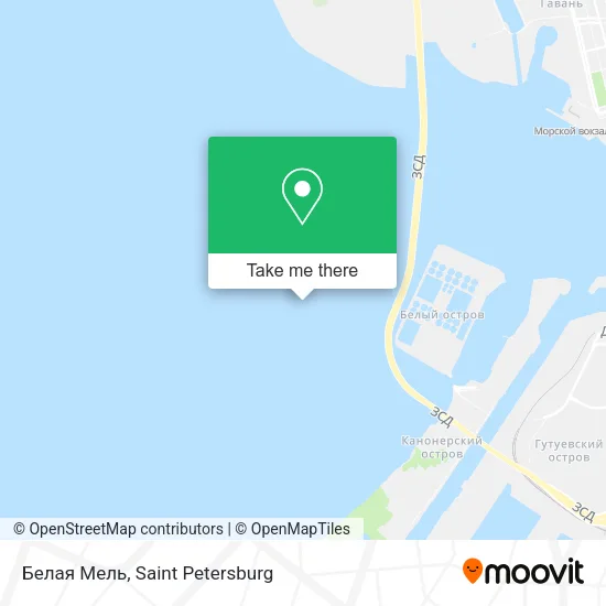 Белая Мель map