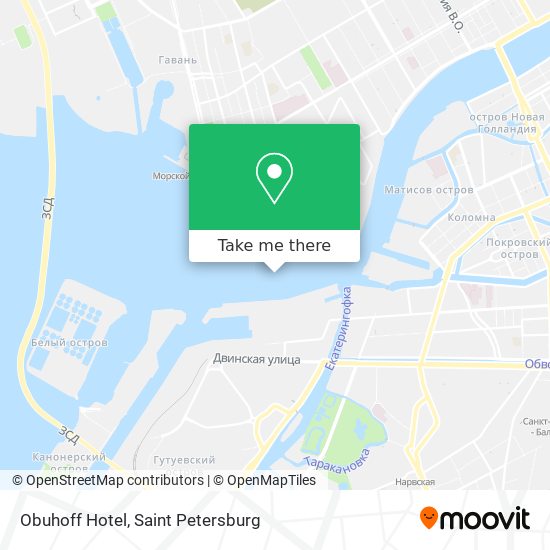 Obuhoff Hotel map