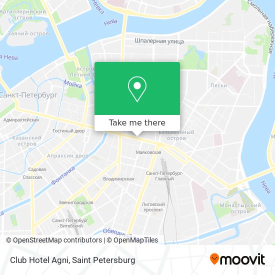 Club Hotel Agni map