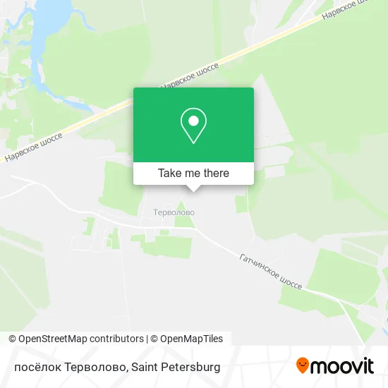 посёлок Терволово map