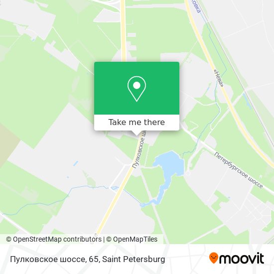 Пулковское шоссе, 65 map