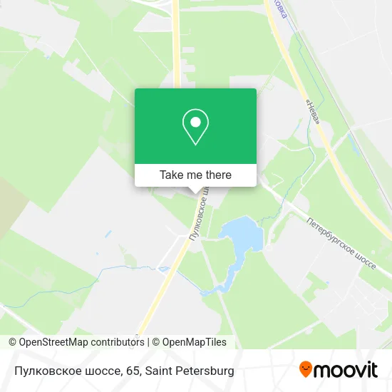 Пулковское шоссе, 65 map