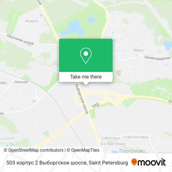 503 корпус 2 Выборгское шоссе map