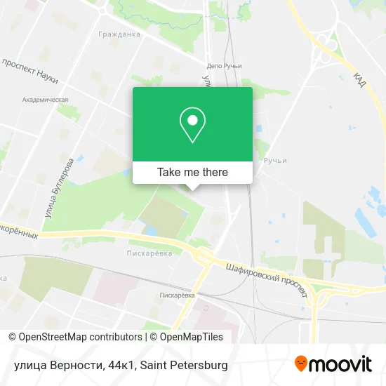 улица Верности, 44к1 map