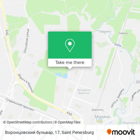Воронцовский бульвар, 17 map
