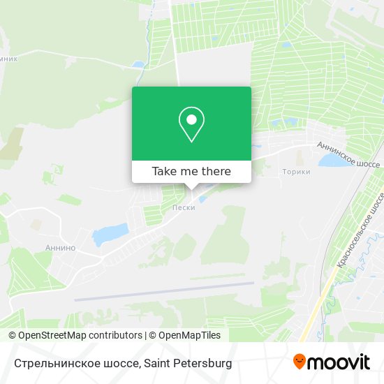Стрельнинское шоссе map