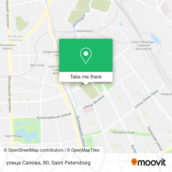 улица Салова, 80 map