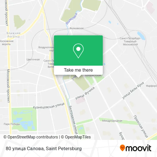 80 улица Салова map