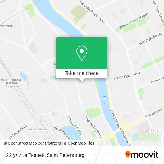 22 улица Ткачей map