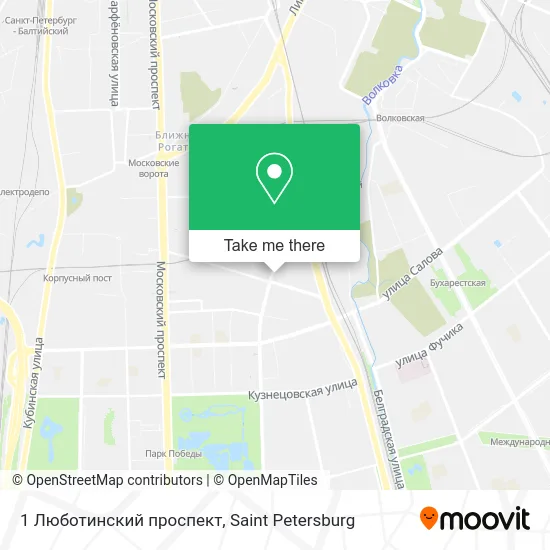 1 Люботинский проспект map