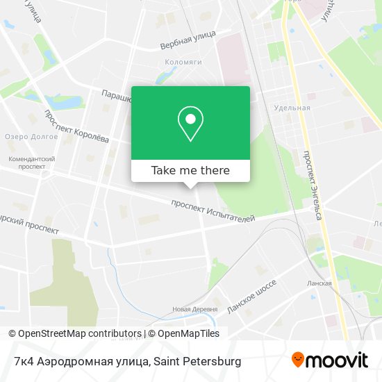 7к4 Аэродромная улица map