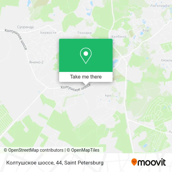 Колтушское шоссе, 44 map