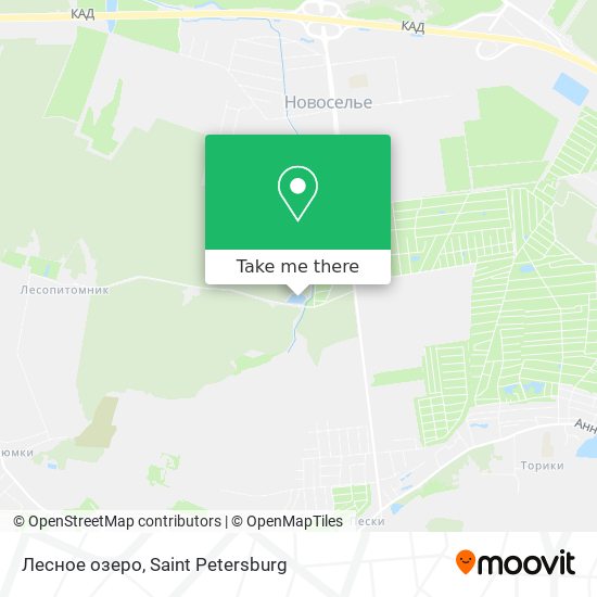 Лесное озеро map