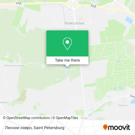 Лесное озеро map
