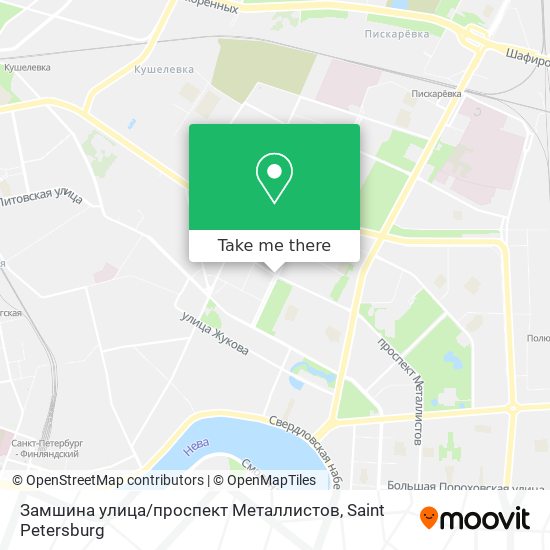 Замшина улица / проспект Металлистов map