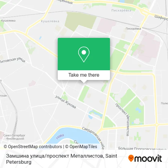 Замшина улица / проспект Металлистов map
