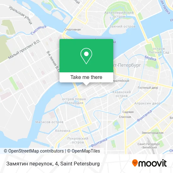 Замятин переулок, 4 map