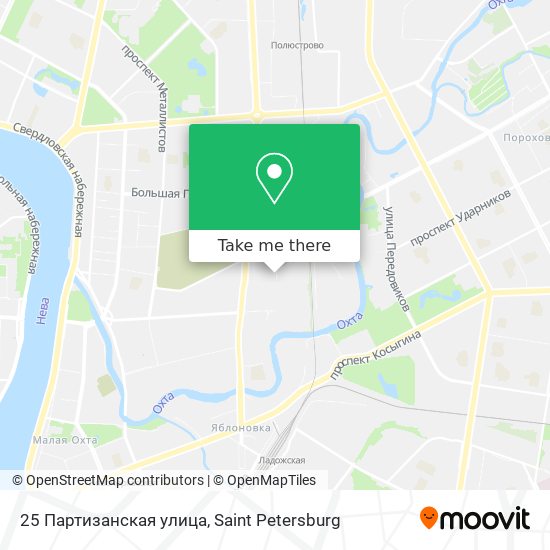 25 Партизанская улица map