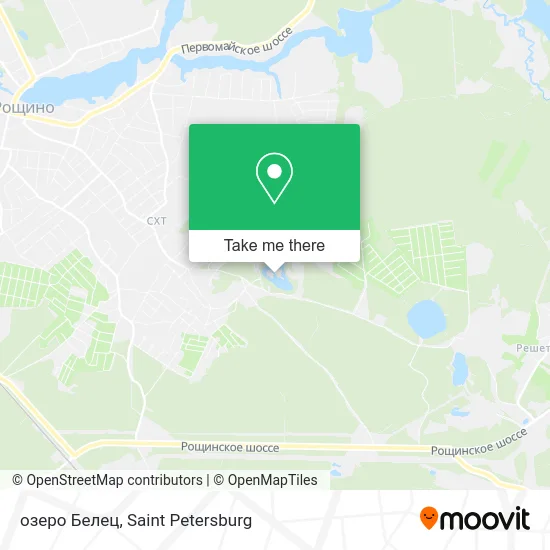 озеро Белец map