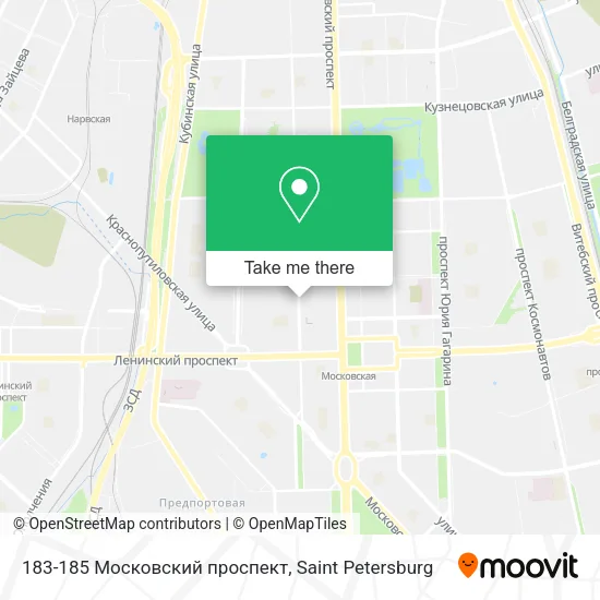 183-185 Московский проспект map