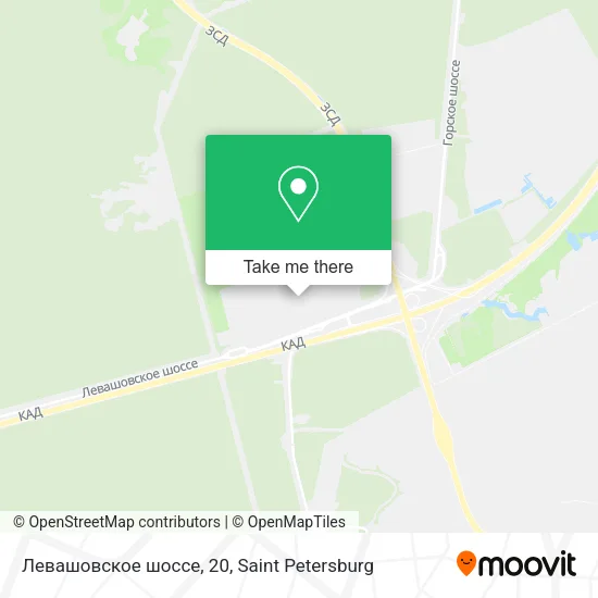 Левашовское шоссе, 20 map