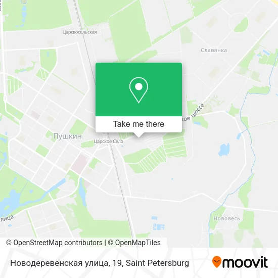 Новодеревенская улица, 19 map