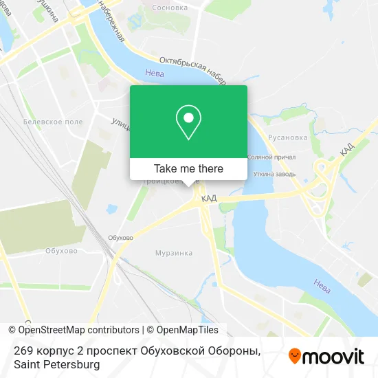 269 корпус 2 проспект Обуховской Обороны map