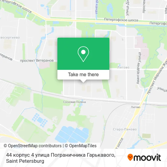 44 корпус 4 улица Пограничника Гарькавого map