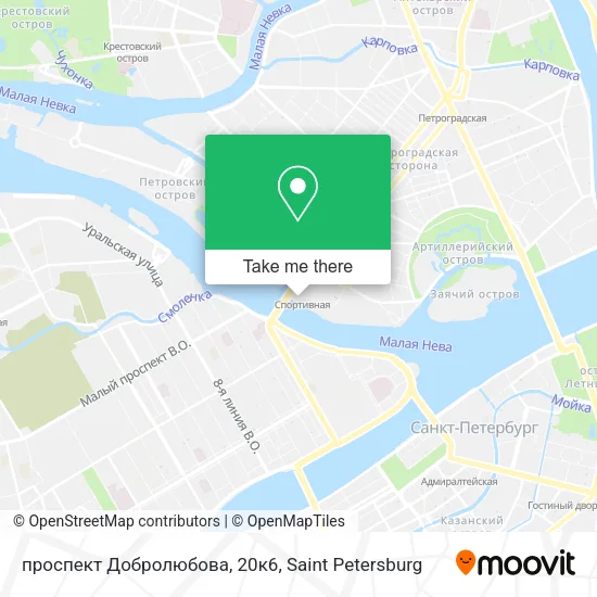 проспект Добролюбова, 20к6 map