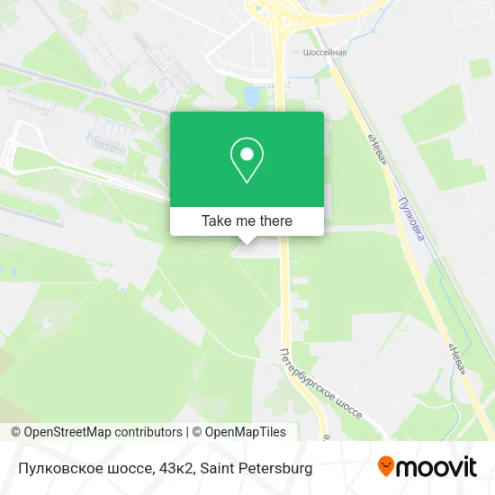 Пулковское шоссе, 43к2 map