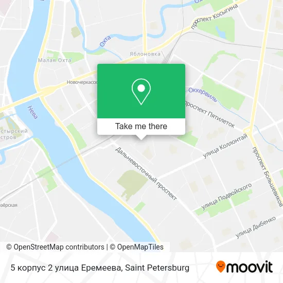 5 корпус 2 улица Еремеева map