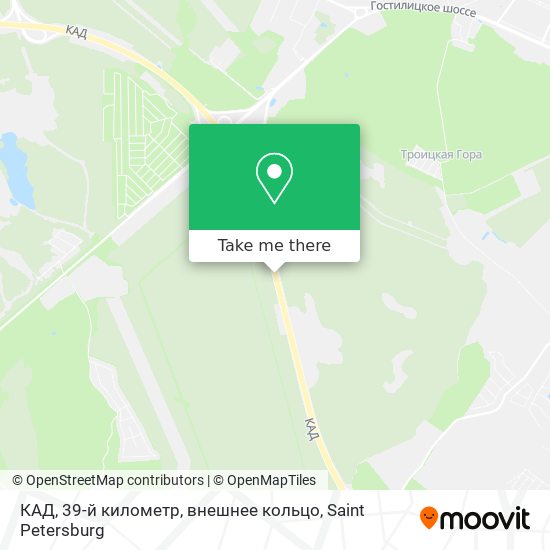 КАД, 39-й километр, внешнее кольцо map