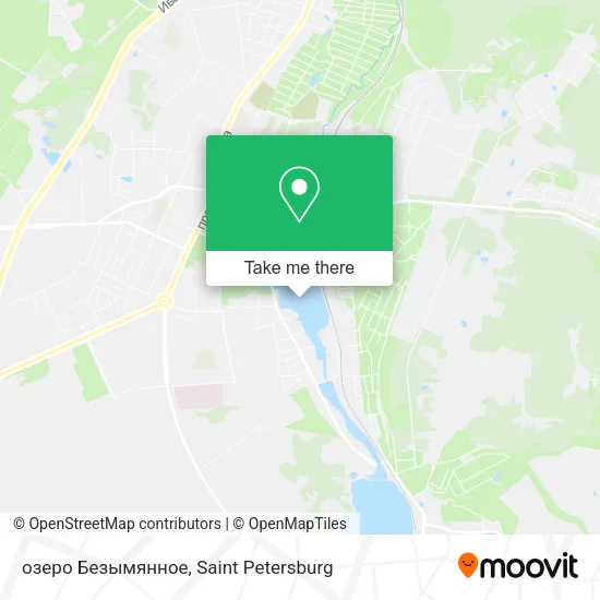 озеро Безымянное map