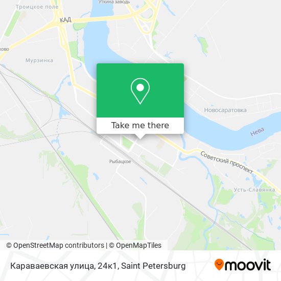 Караваевская улица, 24к1 map