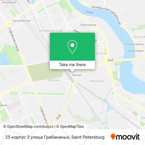 25 корпус 3 улица Грибакиных map