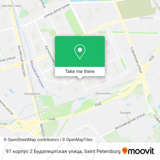 97 корпус 2 Будапештская улица map