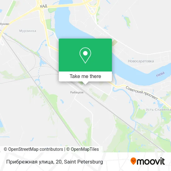 Прибрежная улица, 20 map